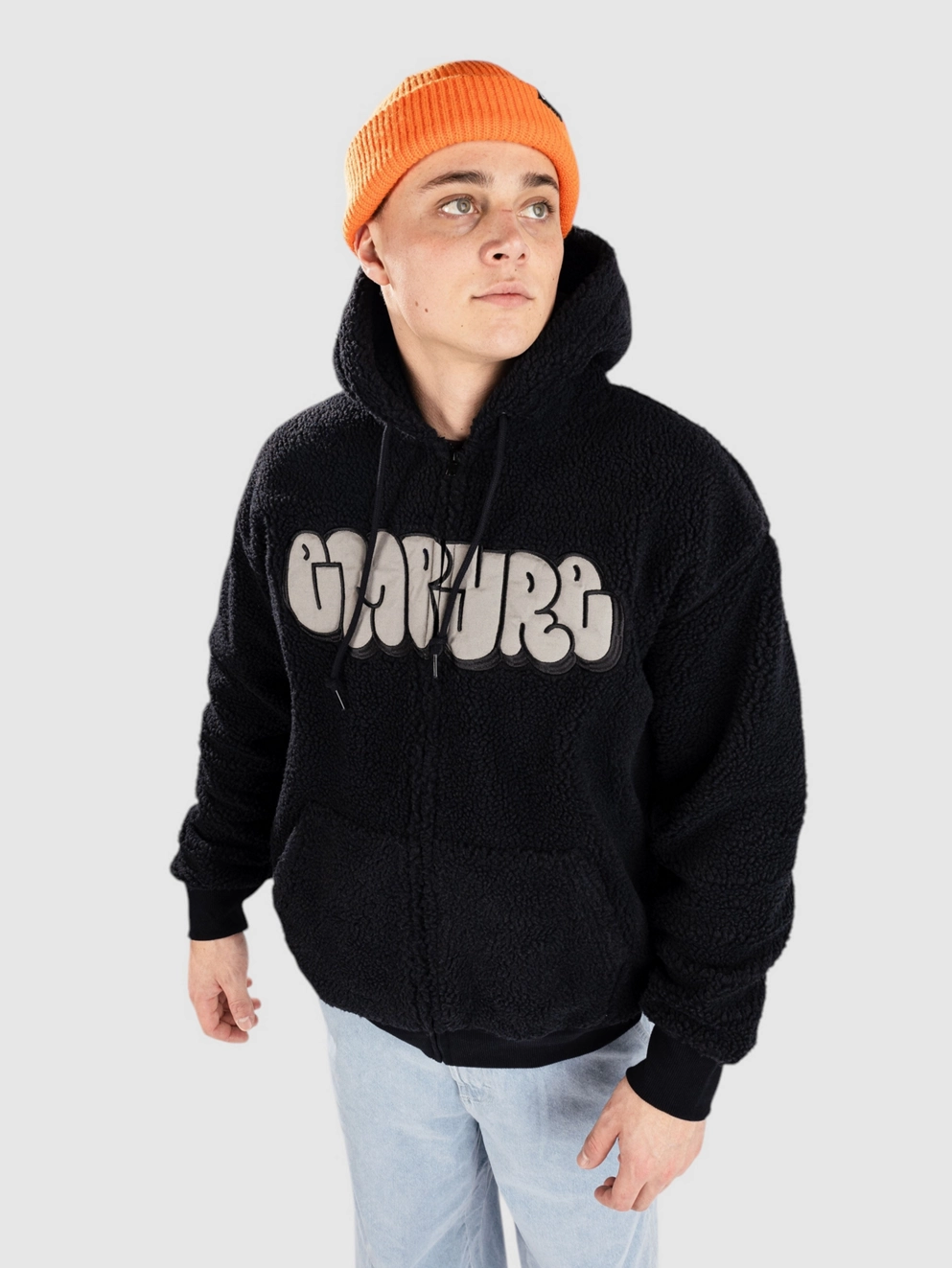 Empyre Sherpa Zip Hoodie black