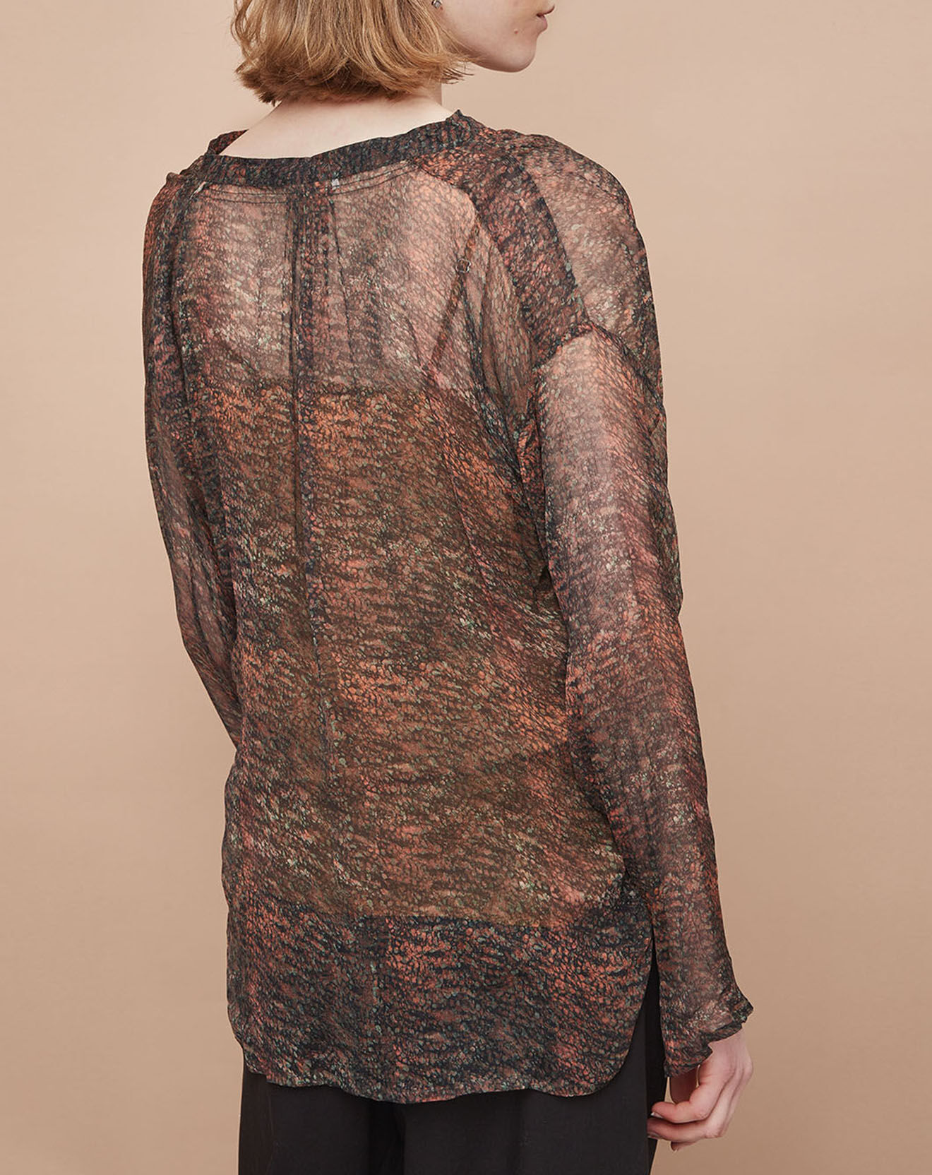 Mare di Latte Blouse Elene granit cumin