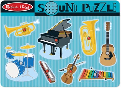Melissa & Doug Puslespill Med Lyd, Instrument