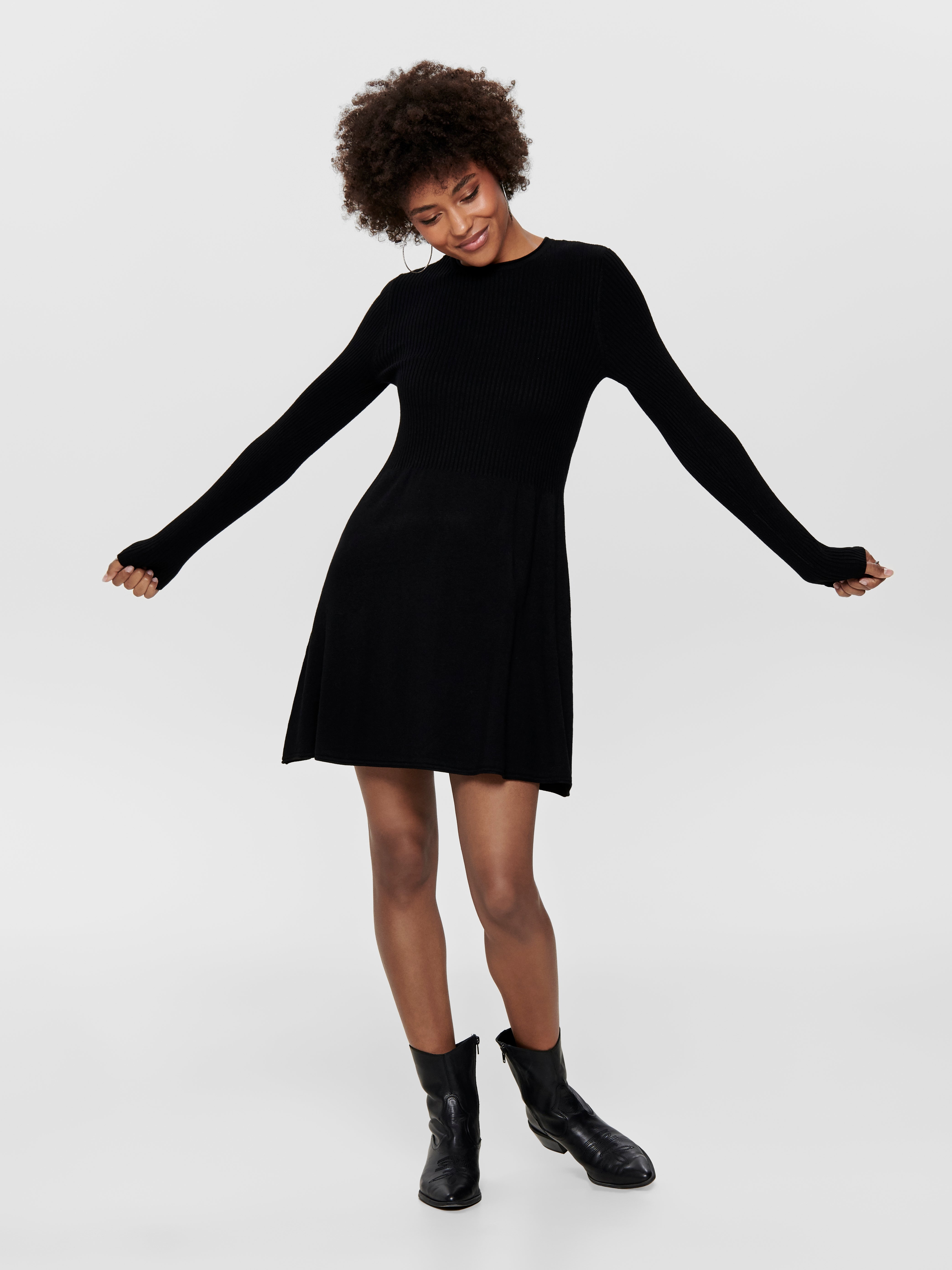ONLALMA Kurzes Kleid Black