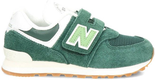 New Balance 574 sneakers groen wit Suede Logo 34.5