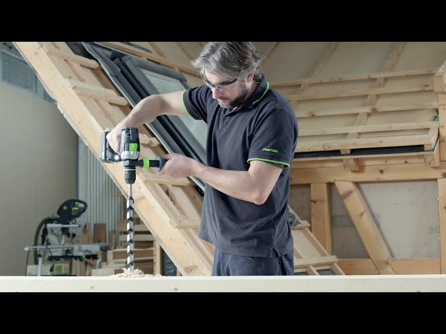 Festool TDC 18/4 5,0/4,0 I-Set 18V Li-Ion accu schroefboormachine set (1x 4,0Ah & 1x 5,0Ah) incl. boorkoppen in systainer - 75Nm