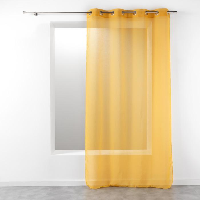 PANNEAU A OEILLETS 140X240CM TELMA JAUNE