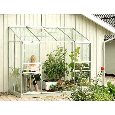 Ida 3300 vægdrivhus - aluminium