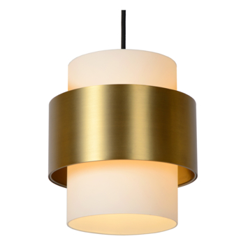 Lucide hanglamp Firmin mat goud/messing 110x20 cm (lxb)