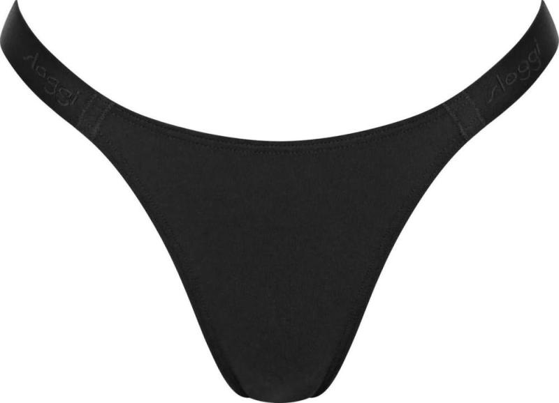 Sloggi Go Casual Dames Tiny Tanga 2 Pack Black Maat XL 1 Stuk