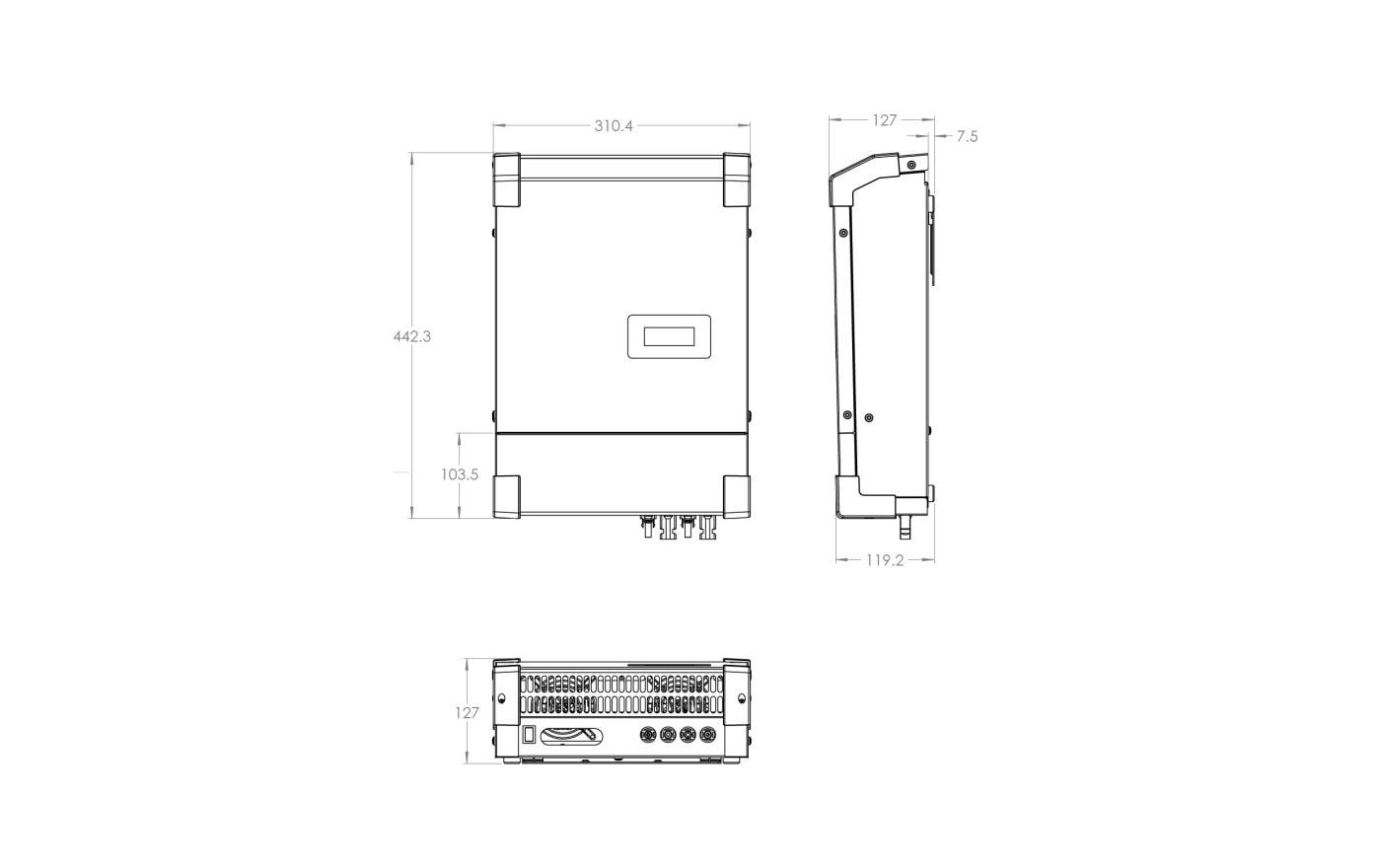 Laderegler Energy SmartSolar RS 48 V 450/100<br>MPPT Laderegler
