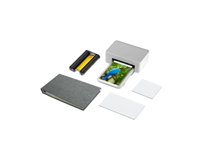 Xiaomi Instant Photo Printer 1S Set - Printer - farve - farvesublimering - 100 x 148 mm op til 1 min./side (farve) - kapacitet: 20 ark - Wi-Fi(n)