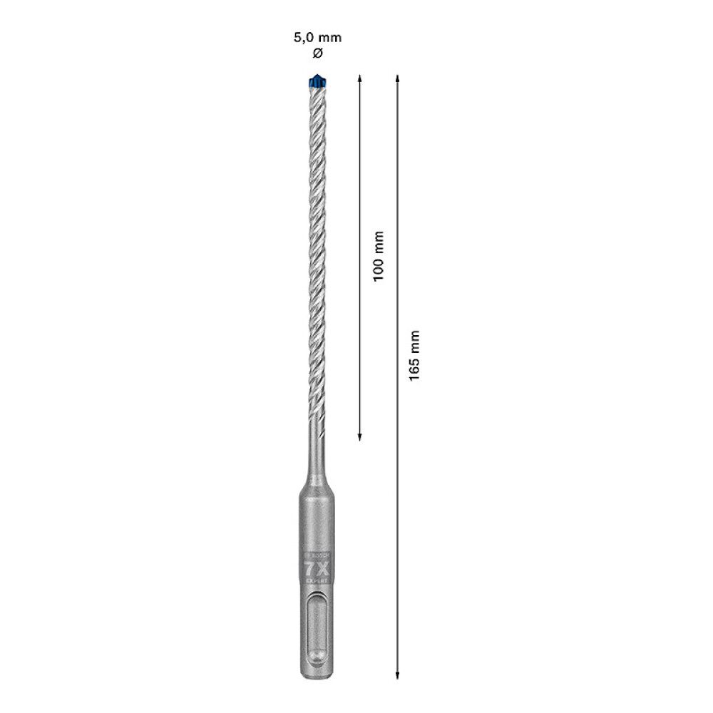 HAMMERBORBOSCH PROFESSIONAL SDS-PLUS 7X 5X165MM