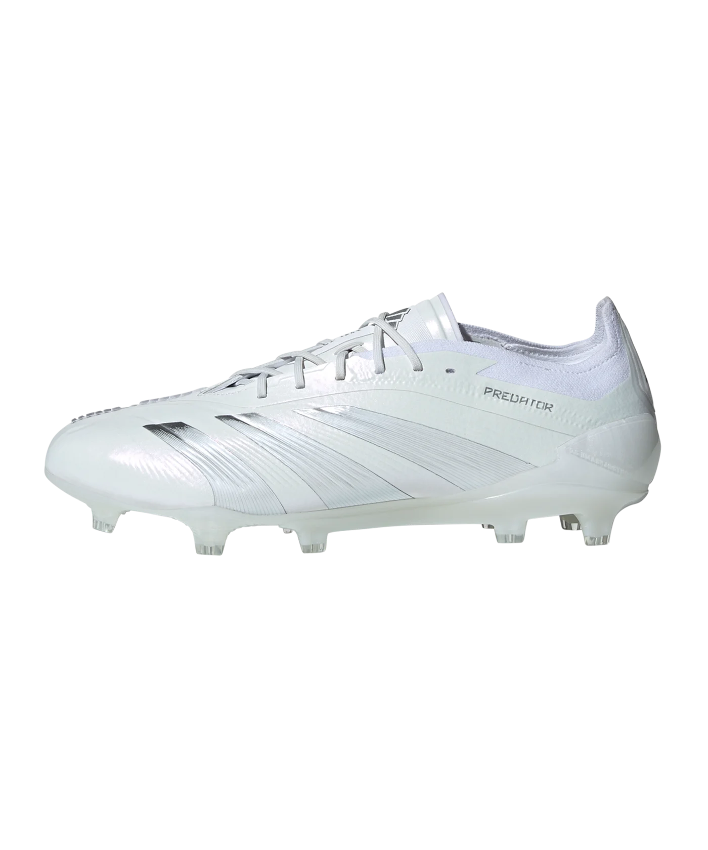 adidas Predator Elite FG Pearlized Weiss Silber Weiss