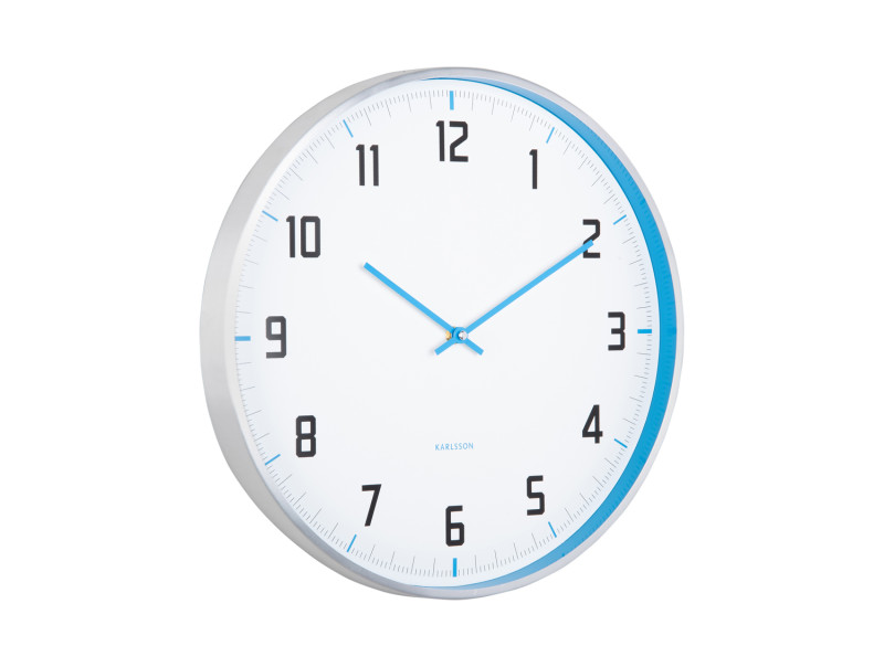 Wall Clock Sporty KA5969BY Bright yellow