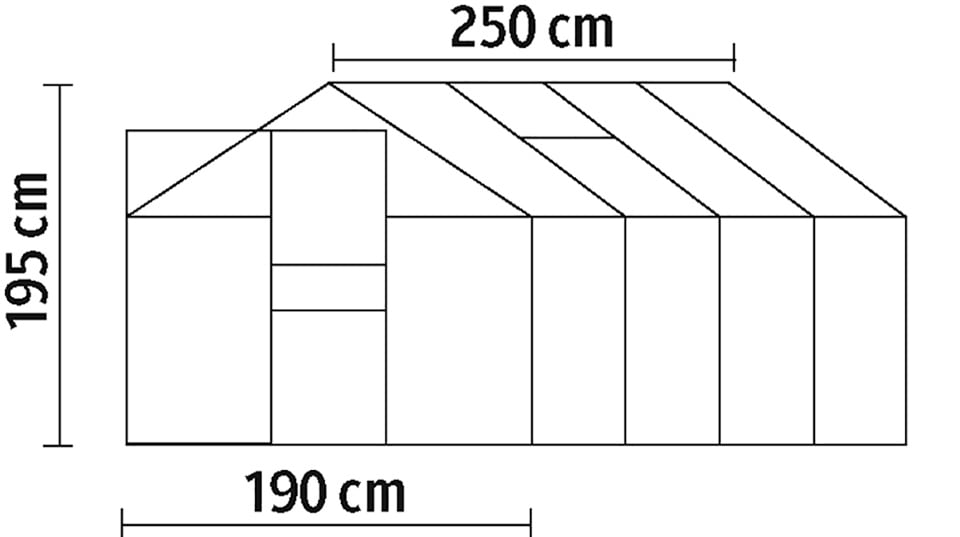 KONIFERA Gewächshaus »Florenz«
