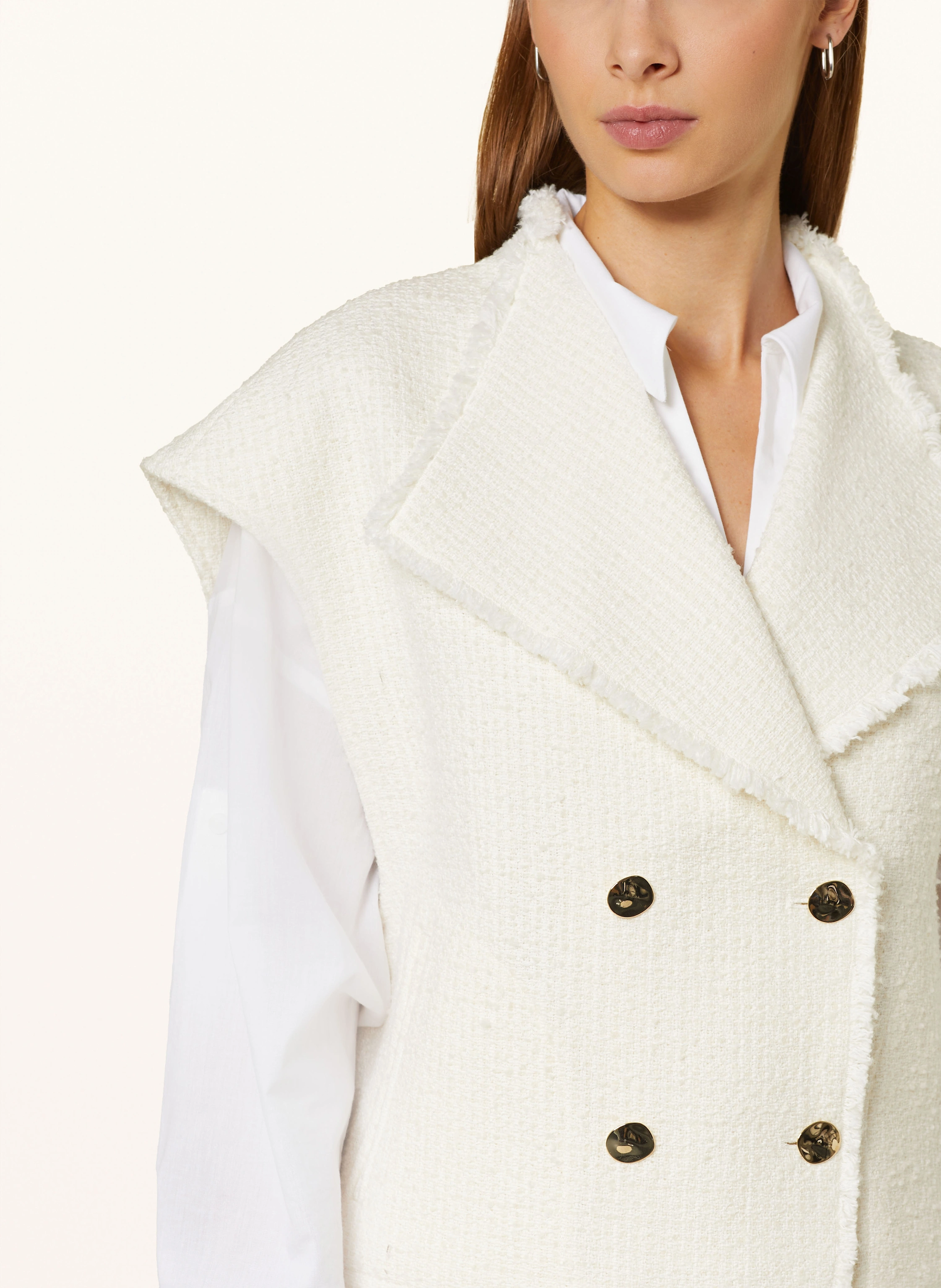 Rich & Royal Blazerweste aus Bouclé