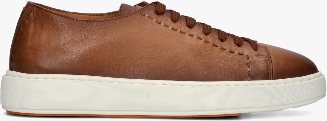 cognac santoni lage sneakers clean row