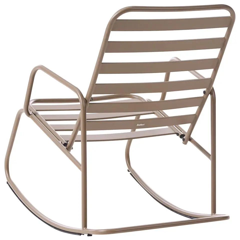 TURI - Schommelstoel - Taupe - Aluminium