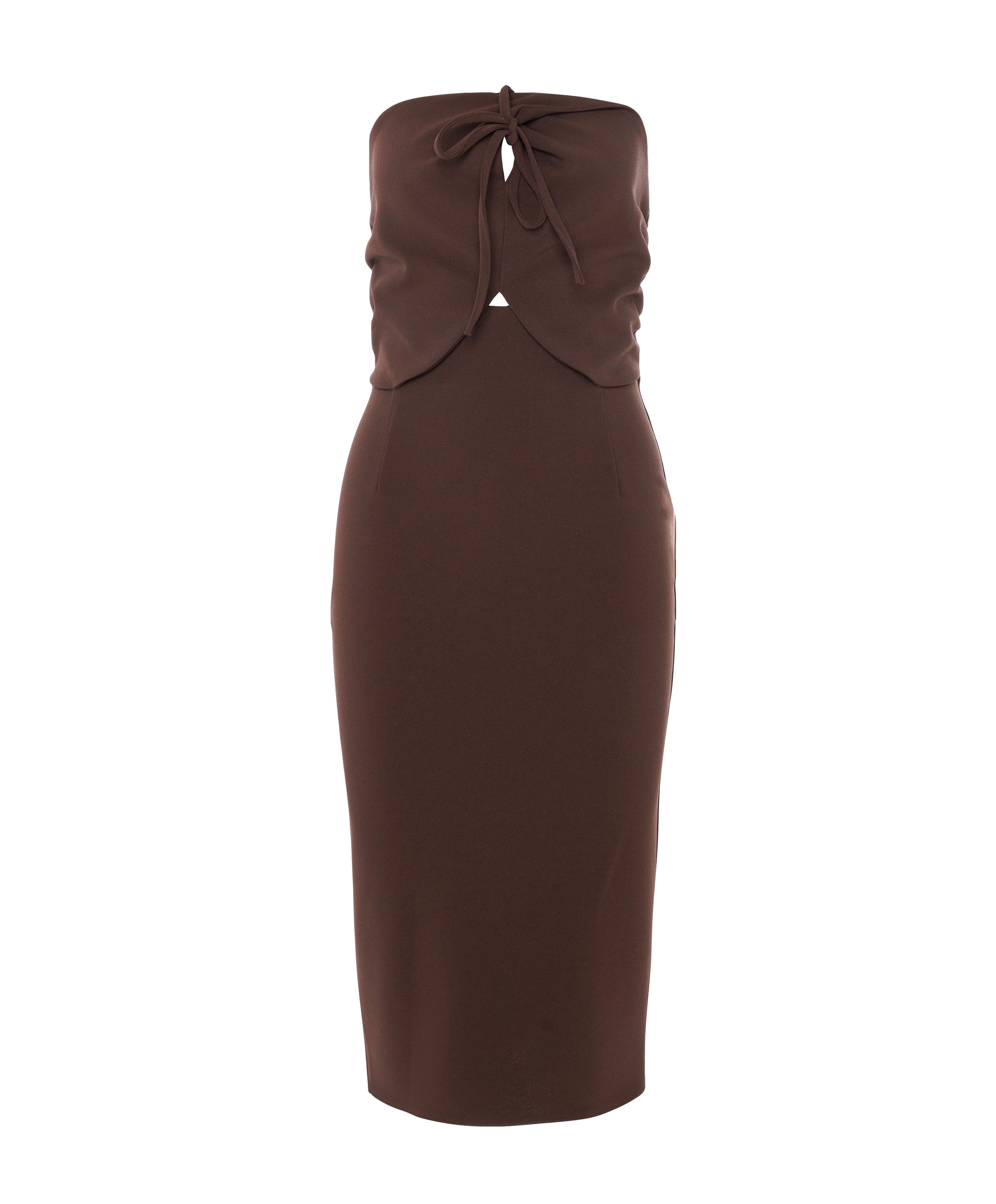 Rinascimento Dames jurk bruin