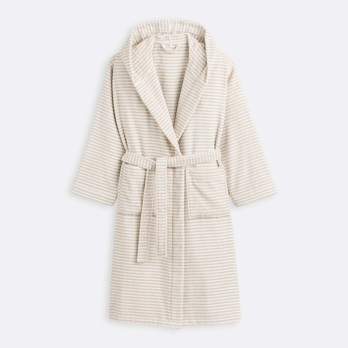 LA REDOUTE INTERIEURS<br>Roupão com capuz em atoalhado bouclé 400 g/m², Malo