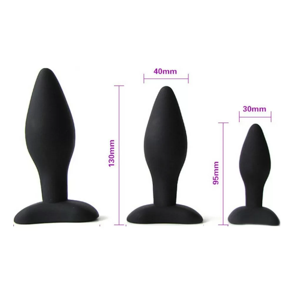 Intimia Triple Butt Plug Sæt - 1 stk.