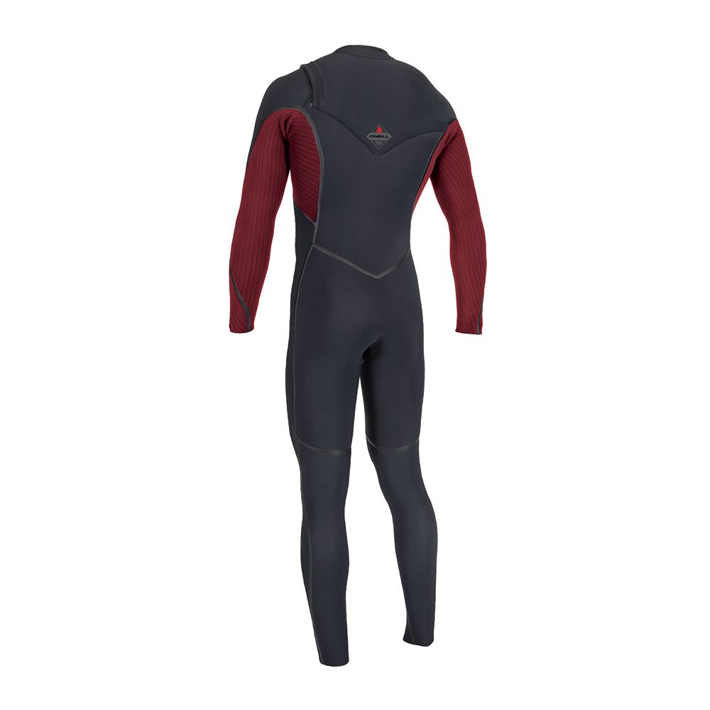 O'Neill HYPERFREAK FIRE CZ - Combinaison intégrale 4/3.5 cm Homme blk/dkred