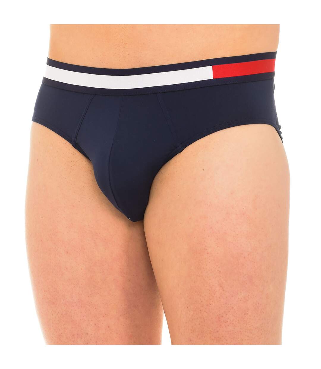 Men's breathable fabric brief with anatomical front UM0UM01377