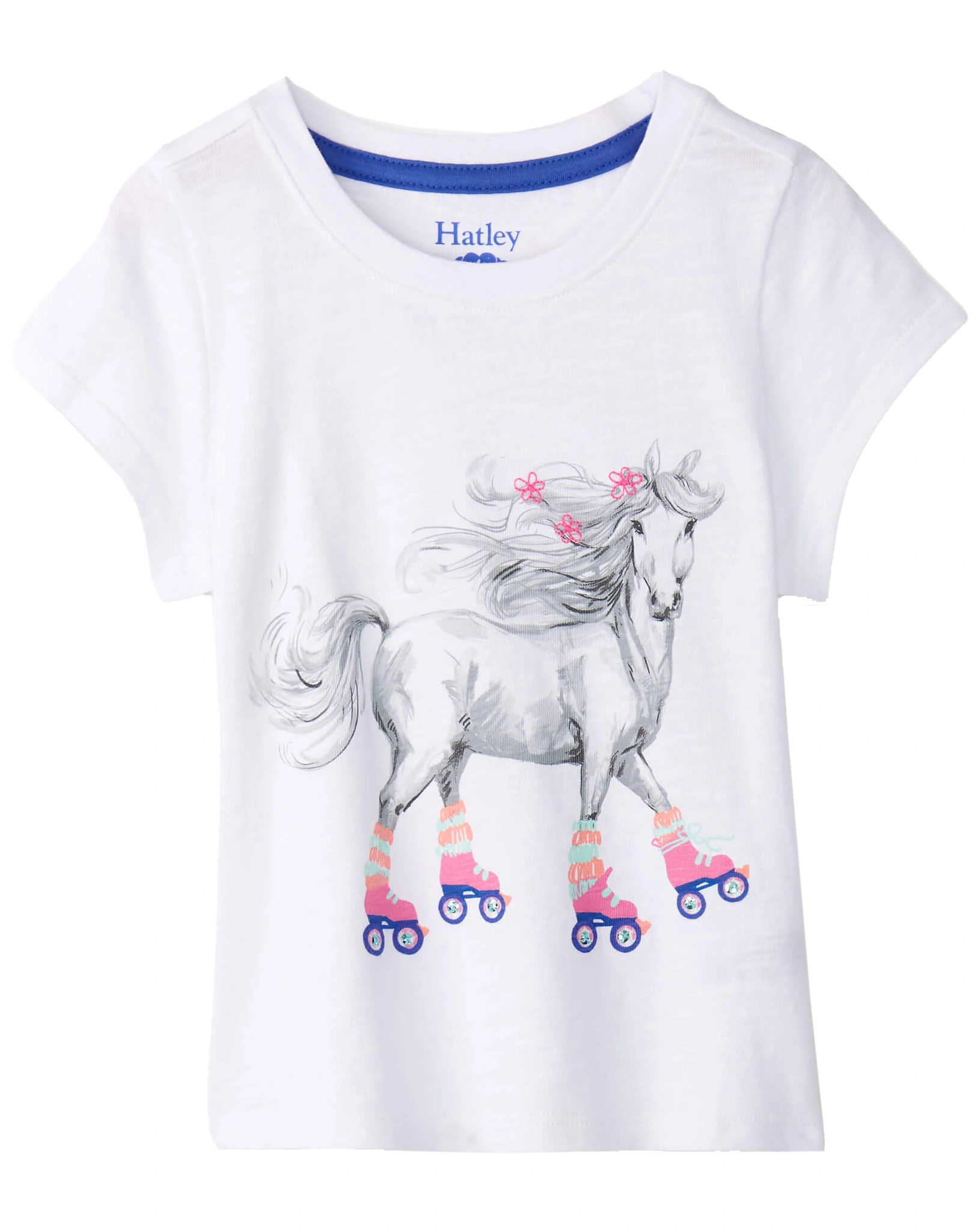 T-Shirt ROLLER SKATES in weiß