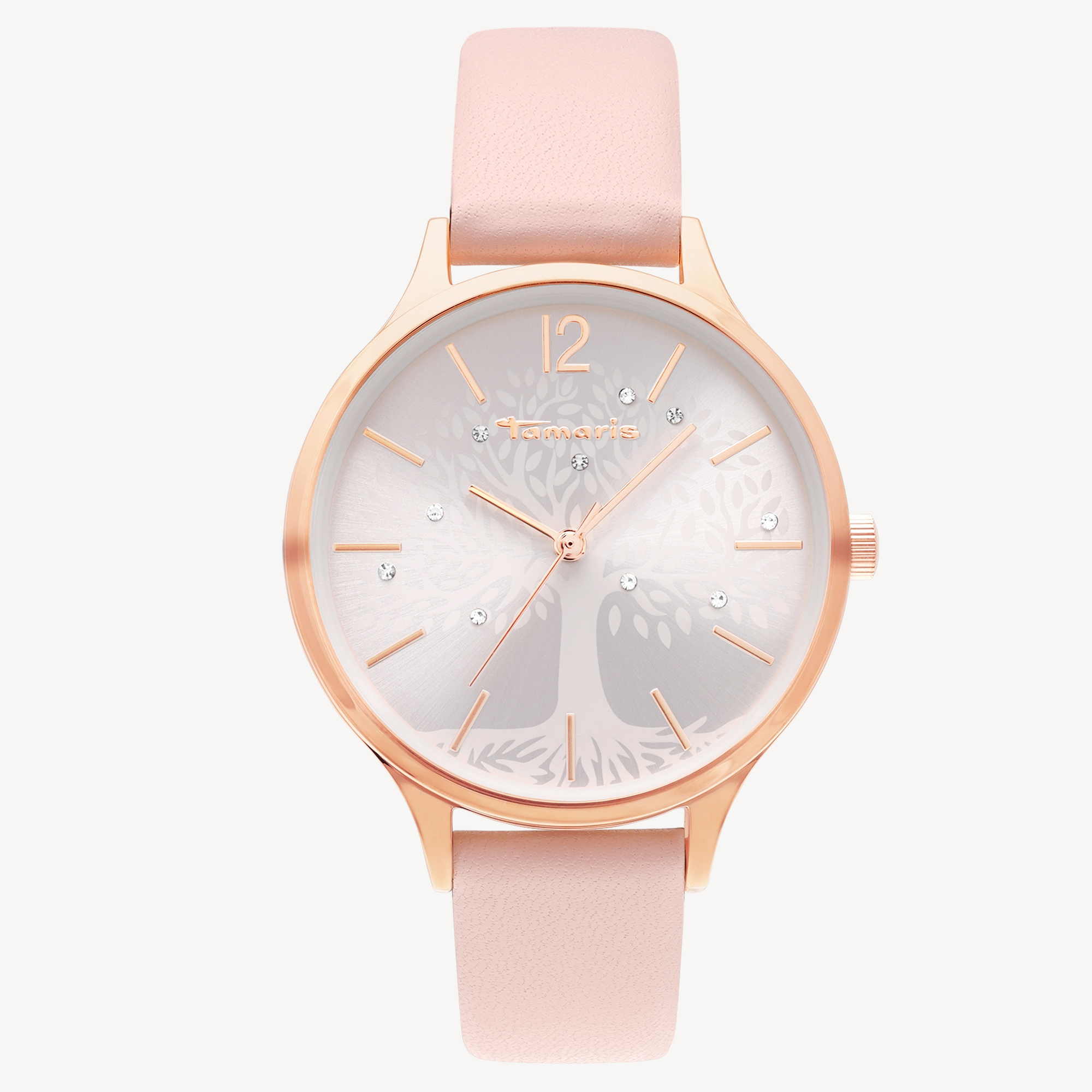 Horloge - rosegoud