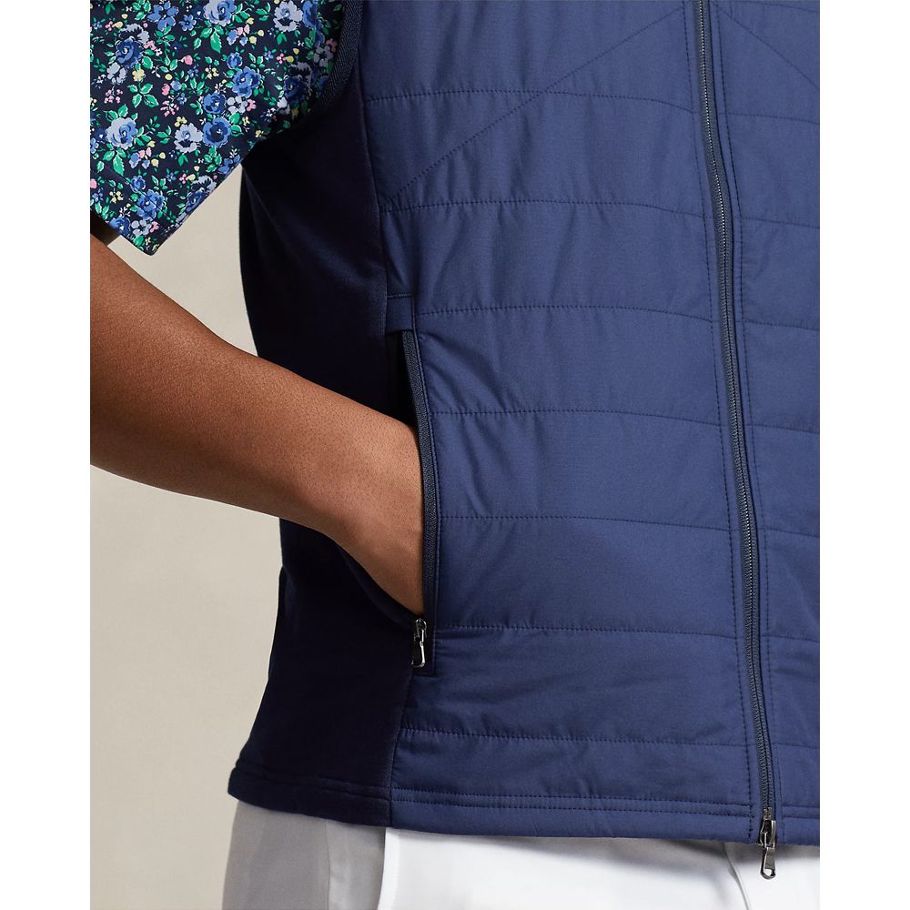 Vest Performance Wool Herre Navy