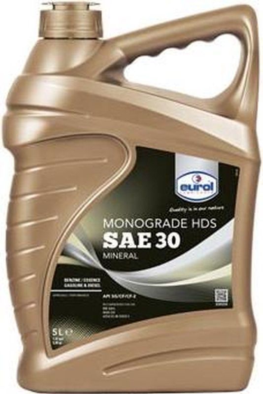 Eurol - Monograde HDS - Motorolie - 5 Liter - SAE 30 - Mineraal