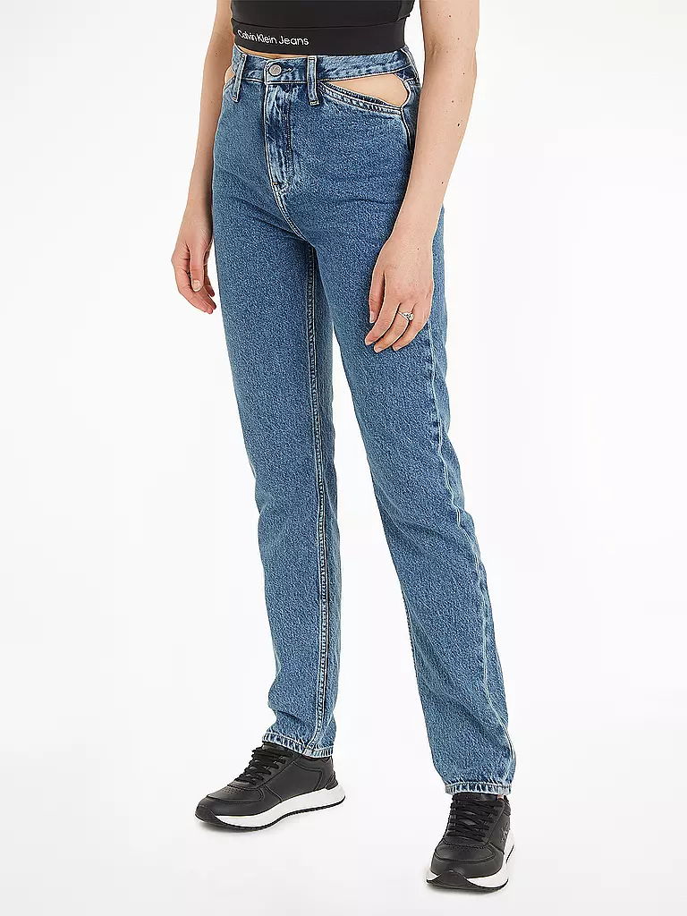 CALVIN KLEIN JEANS Jeans Slim Fit Straight blau