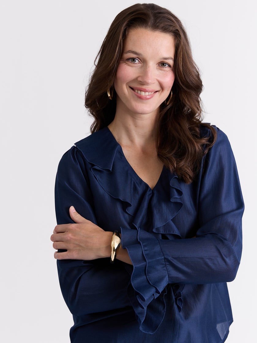 Mya bluse Navy Blazer