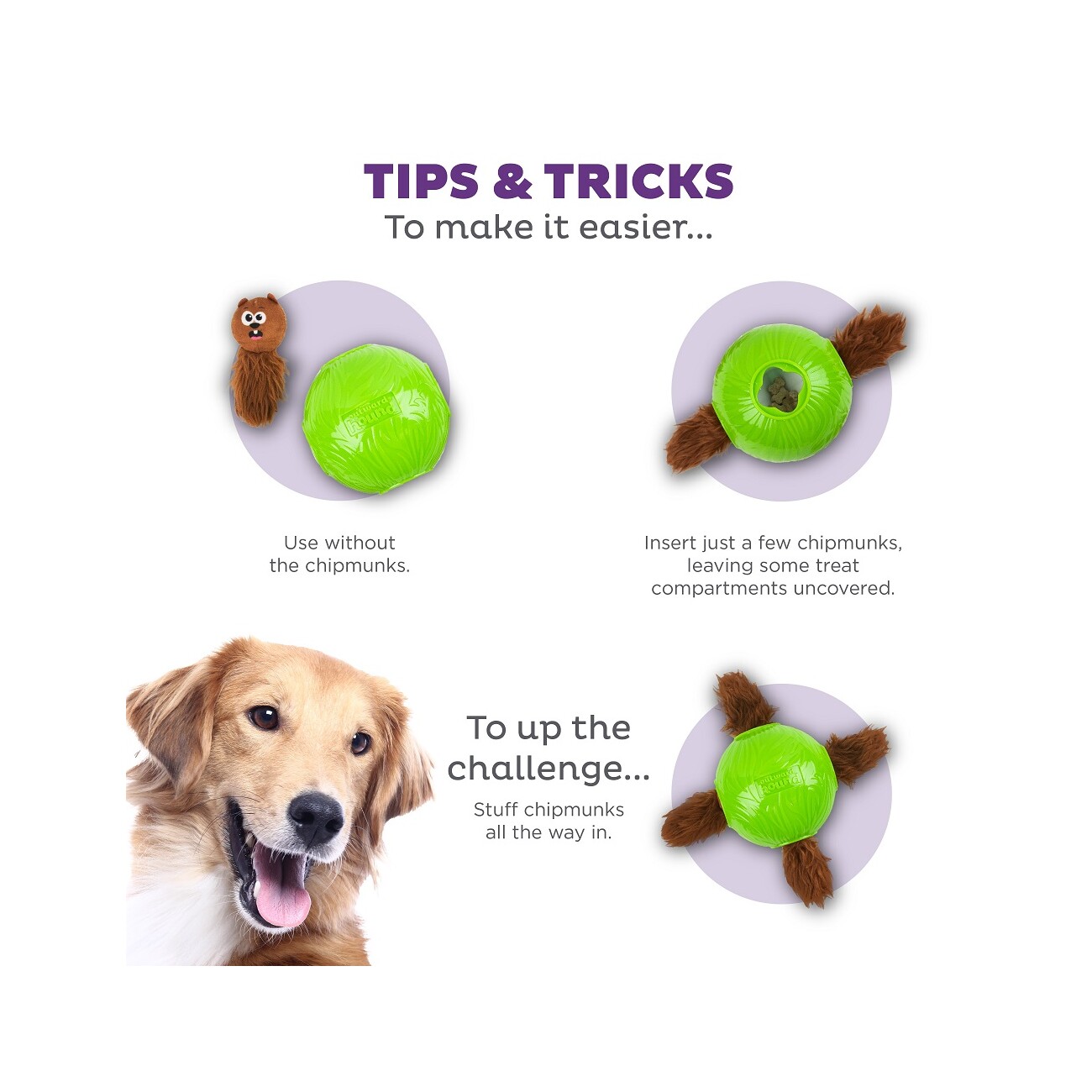 Nina Ottosson Dog Snuffle N' Treat Ball small Intelligenzspielzeug