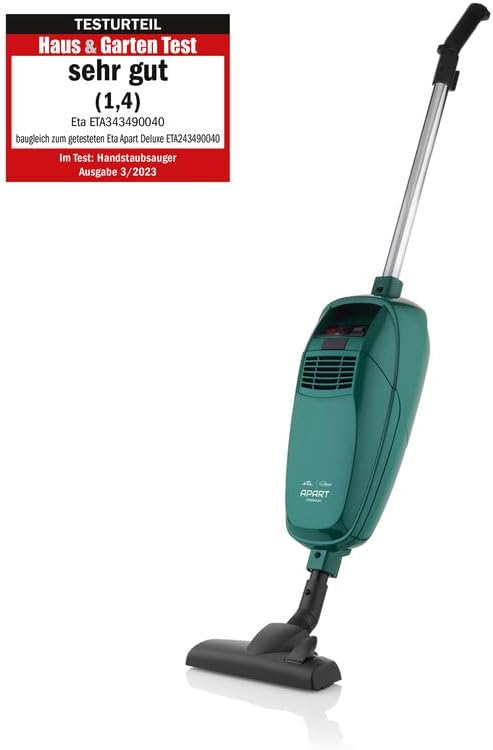 ETA Omega Handstaubsauger Apart Premium mit Beutel, Kabel, Turbo-Bürste, Parkett-Bürste und Polsterdüse für Tierhaare