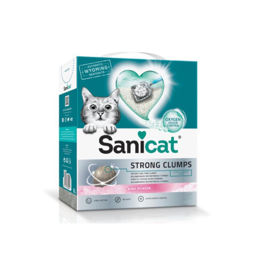 L Sanicat Strong Clumps Arena Aglomerante perfumada para gatos