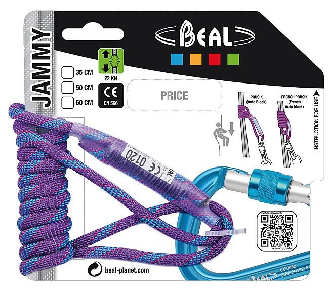 BEAL - CORDELETTE JAMMY AUTOBLOQUANT