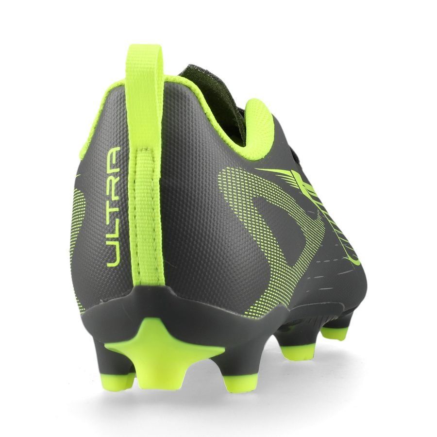 PUMA Ultra 5 Play FG/AG Audacity - Matte Aged Silver/Jaune/Argenté Enfant