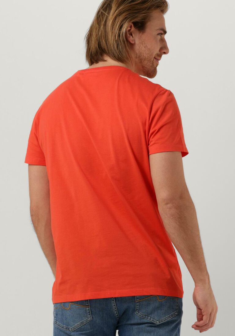 LACOSTE oranje lacoste t-shirt 1ht1 men's tee-shirt 1121