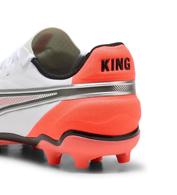 PUMA KING MATCH FG/AG JR 108837 PUMA-WHITE-GLOWING-RED-PUMA-BL