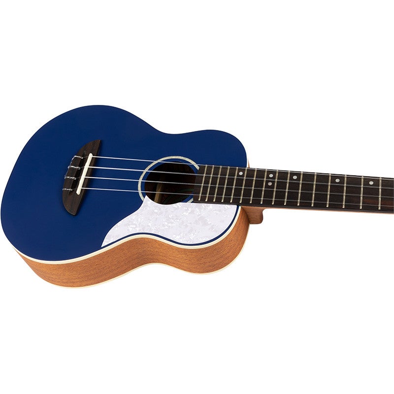 Flight Iris Concert Ukulele Dark Blue concert ukelele met gigbag