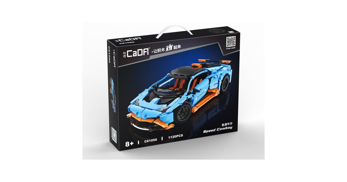 CaDASports Car - Speed Cowboy Constructiespeelgoed  (C61050W, Schaal 1:12)