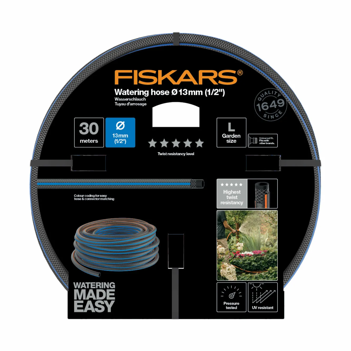 Fiskars Vandslange Q4