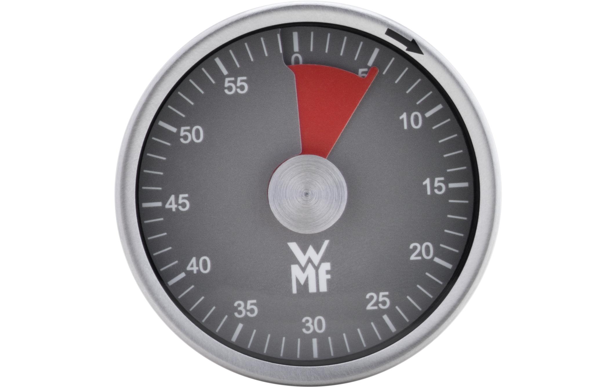 Küchentimer Schwarz/Silber mattPäziser Kurzzeitmesser mit magnetischer Halterung