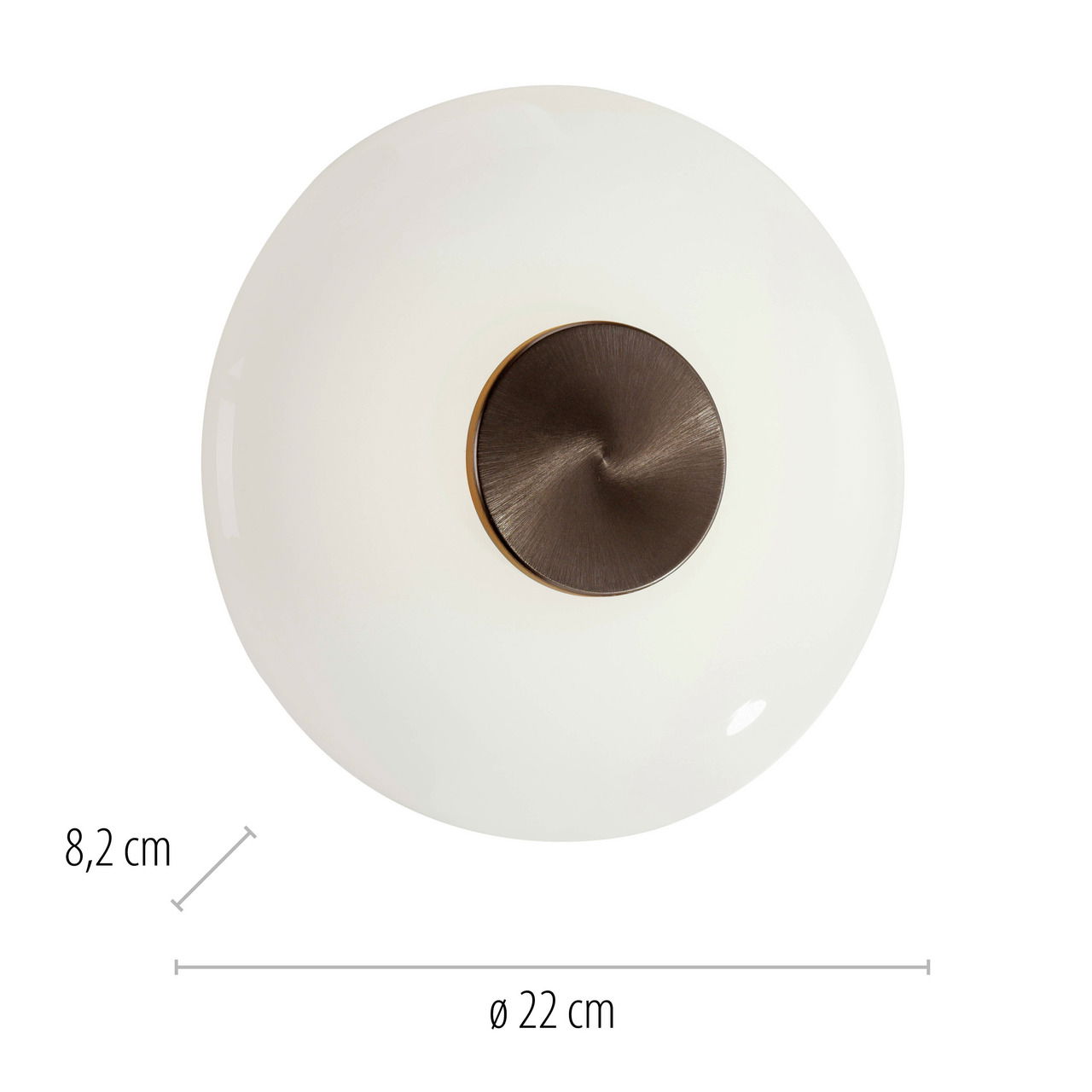 Paul Neuhaus Wand- und Deckenleuchte PURE VITRUM