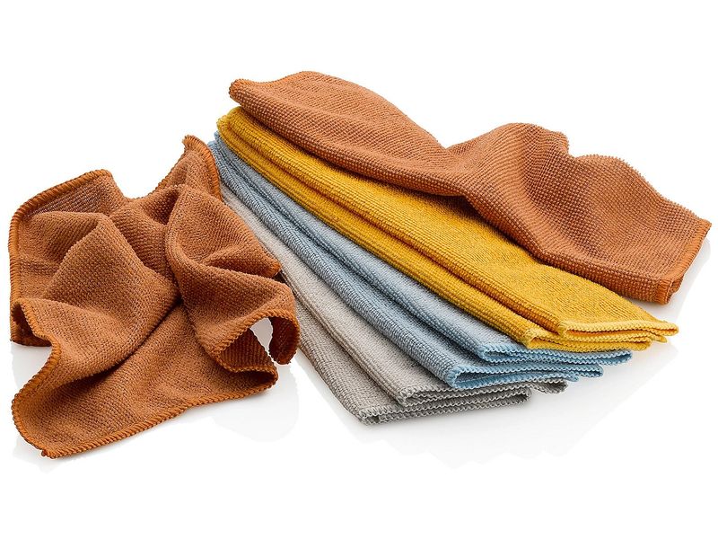 Kela Mikrofaser-Reinigungstuch Lou 8 Stück, Mehrfarbig Mikrofaser-Universaltuch-Set