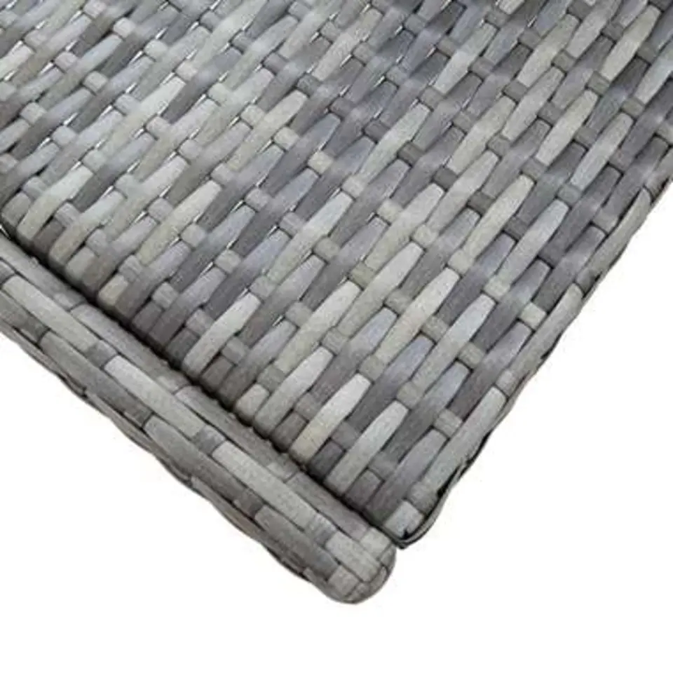 vidaXL - Barset - Grijs - Poly rattan