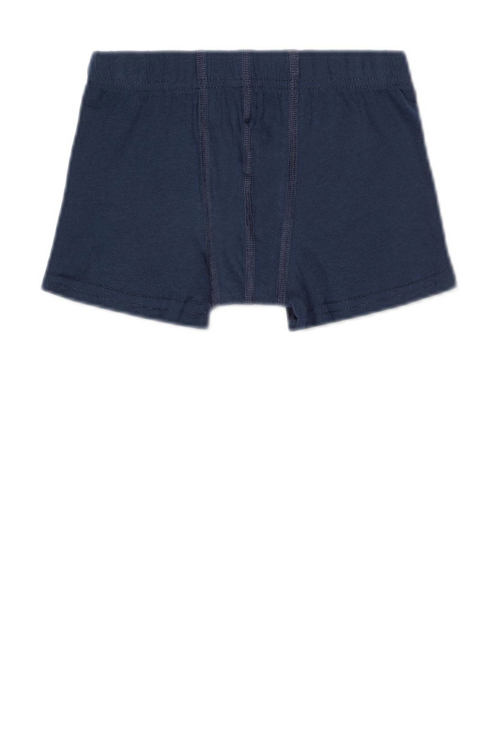 NAME IT boxershort NKMTIGHTS - set van 3 grijs melange/donkerblauw