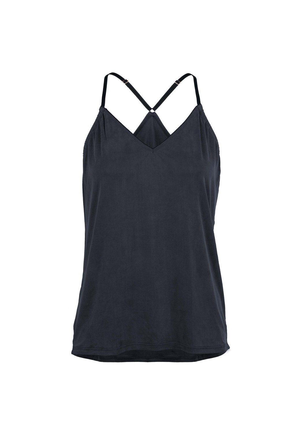 Moya Kala Trägershirt Cupro Strap Top Graphite