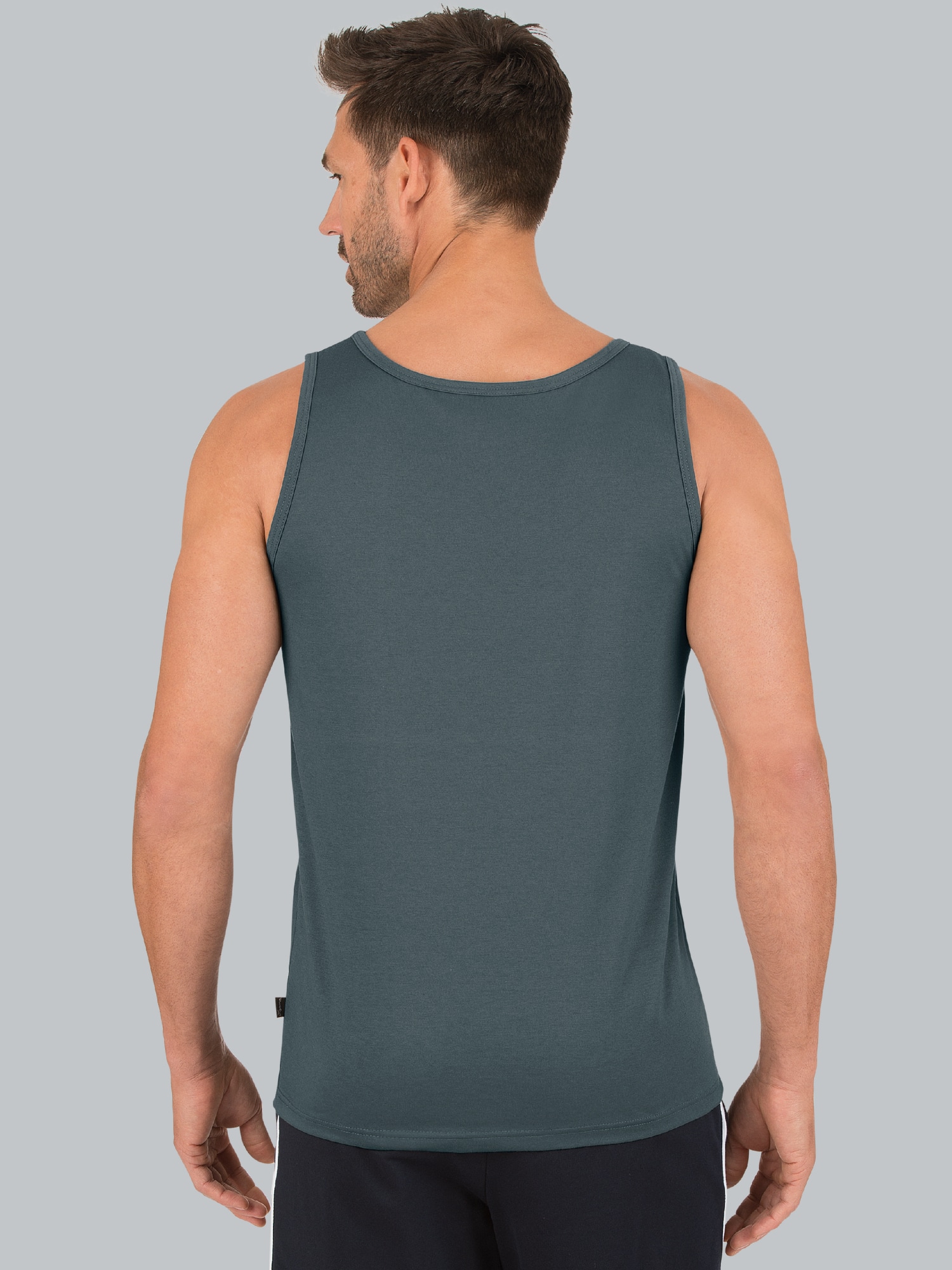 Trägershirt aus 100% Baumwolle Anthrazit