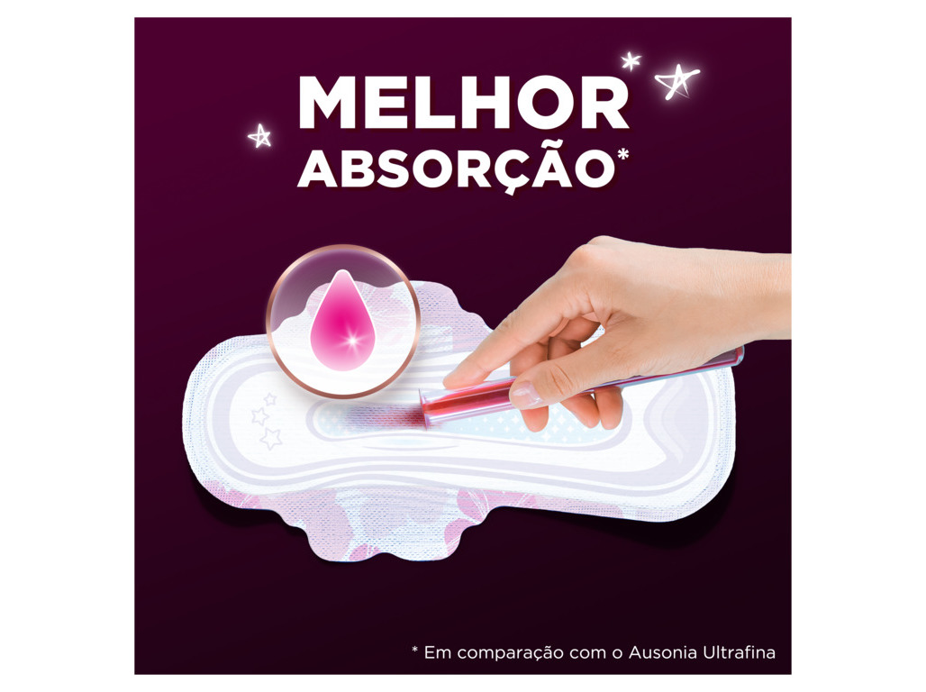 PENSOS HIGIÉNICOS ULTRAFINA PLUS NOITE AUSONIA 10 UN