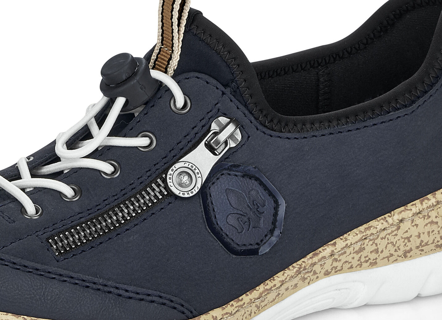 Rieker, sportliche Damen-Sneaker, mit MemoSoft Decksohle
