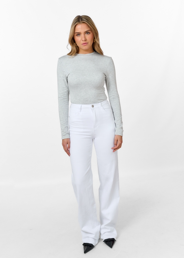 Straight leg stretch jeans wit